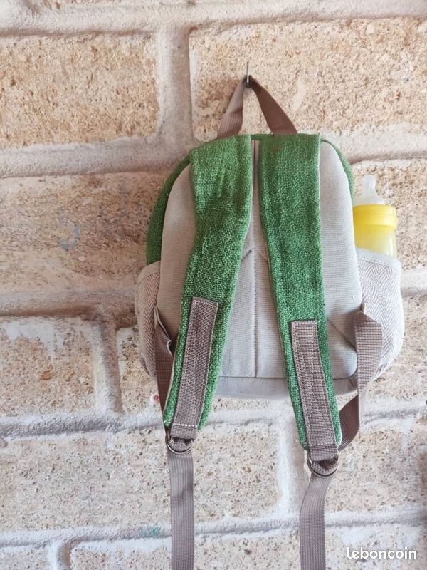 Sac à dos bébé/enfant, en chanvre naturel, Namaska (image 3)