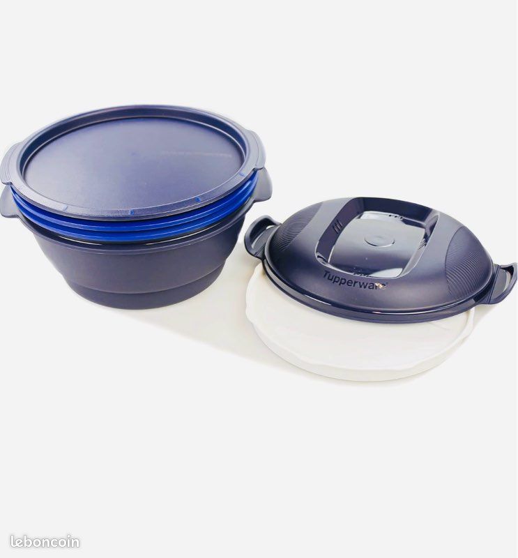 TUPPERWARE 888-16 cuiseur vapeur vintage 3 pièces des années 80 fabriqué aux États-Unis - France