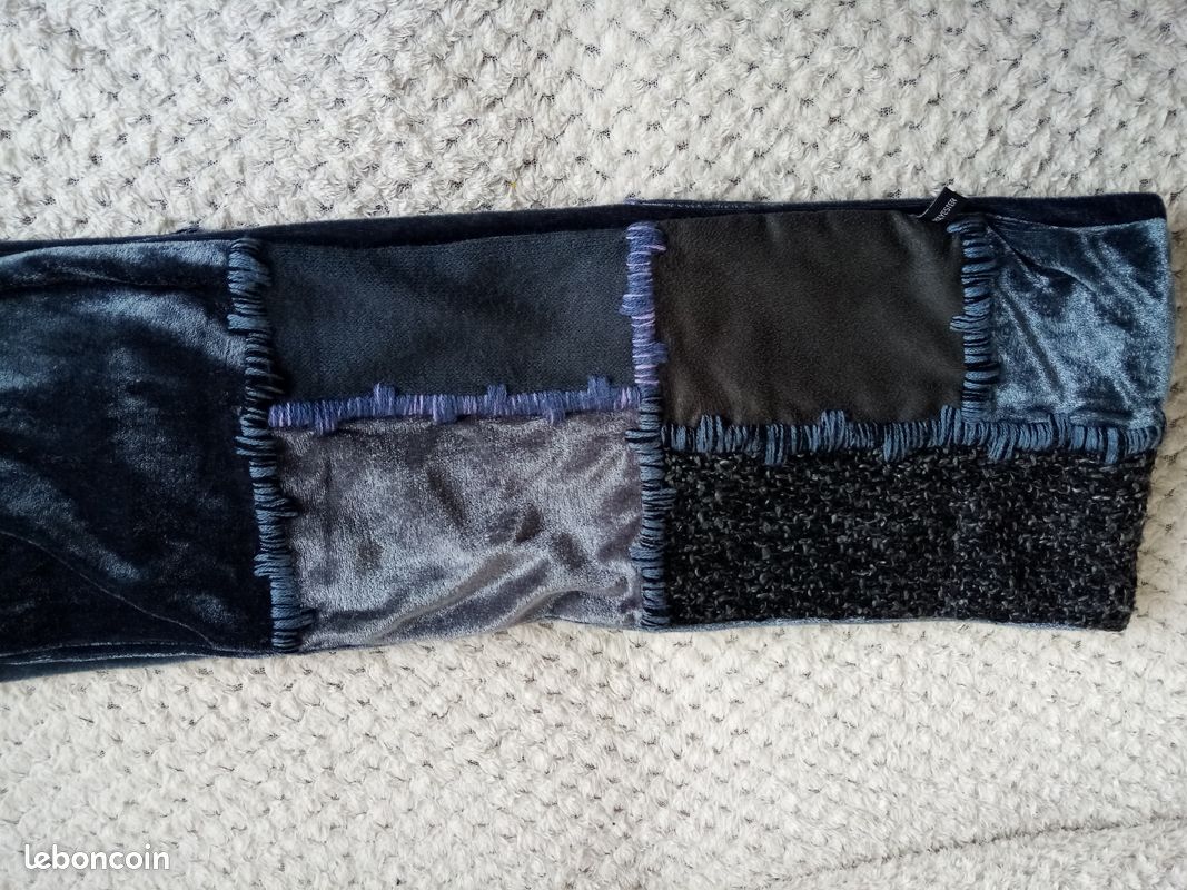 Echarpe style patchwork femme (image 3)