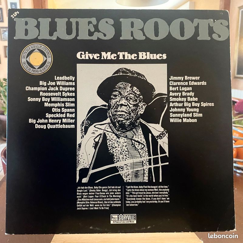Disque vinyle Blues roots (image 1)