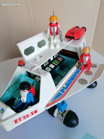 PLAYMOBIL VINTAGE ESPACE playmospace véhicule remorque cosmonautes 3559 de 1982 EUR 65,00 - FR