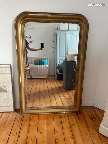 ② Miroir Ancien Doré d'Occasion à Découvrir ② Miroir Ancien Doré d'Occasion à Découvrir