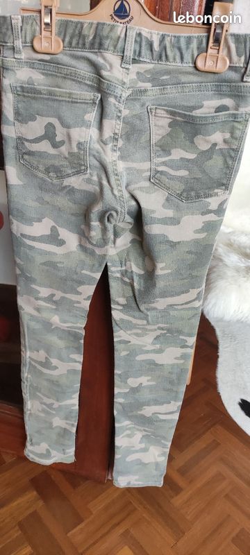 Pantalon Gap Kids kaki 12 ans regular super skinny stretch (image 3)