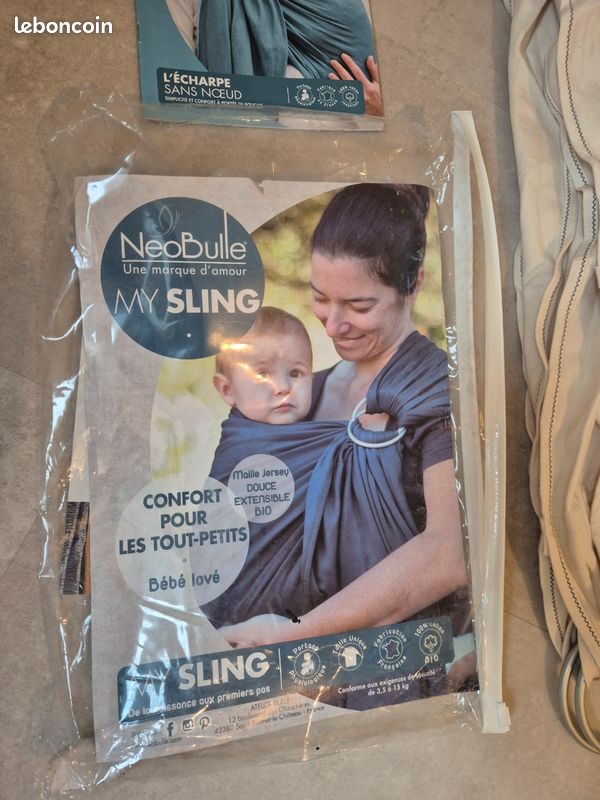 Sling Neobulle My Sling Écru Porte bébé Équipement bébé