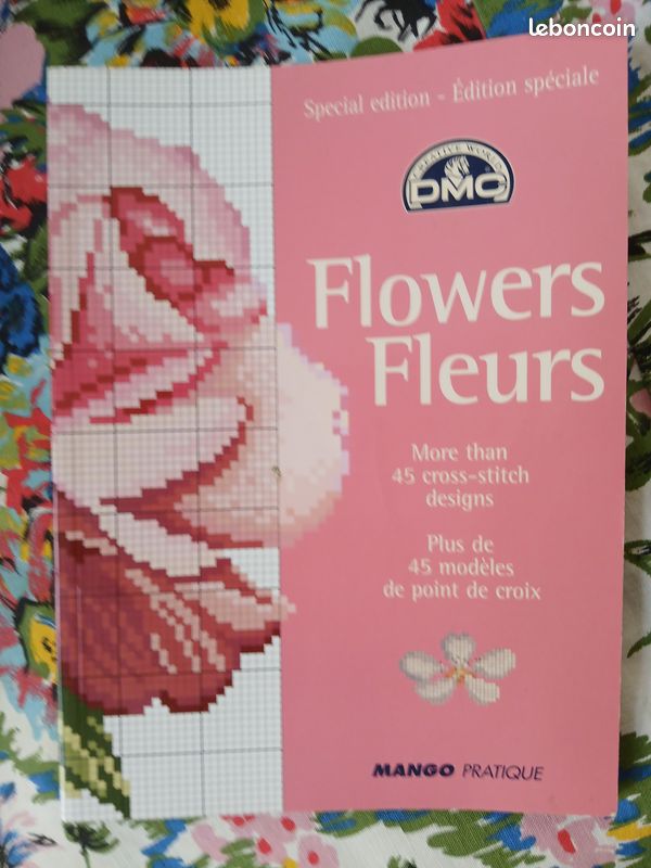 DMC Flowers fleurs au point de croix (image 1)