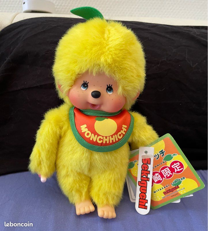 Monchhichi Kiki citron Miyazaki – rare édition japonaise – (image 1)