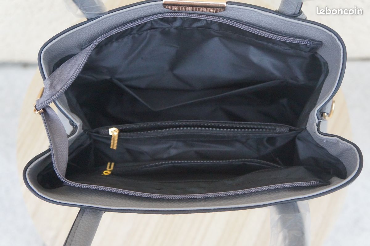 Sac à main gris (image 3)