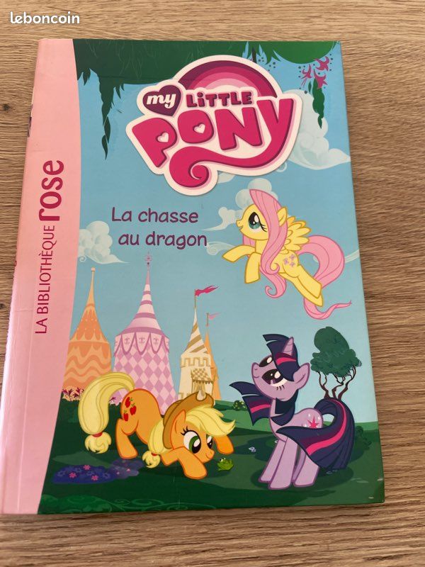 Livre My Little Pony La chasse au dragon (image 1)