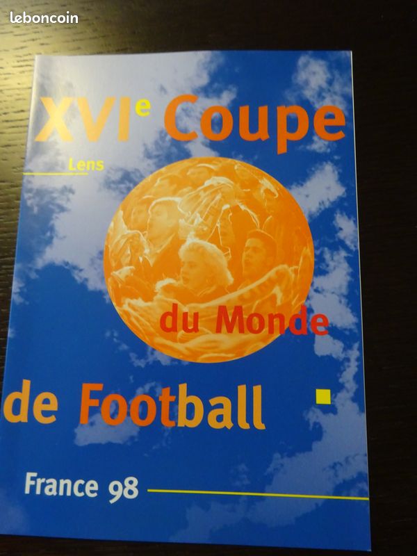 Timbre Carte XVIe Coupe Du Monde De Football France 1998 Lens (image 1)