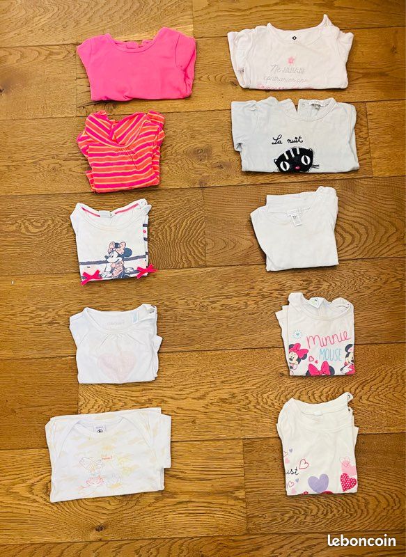 Lot Vetement fille printemps été 12 mois, 50 pièces (image 6)