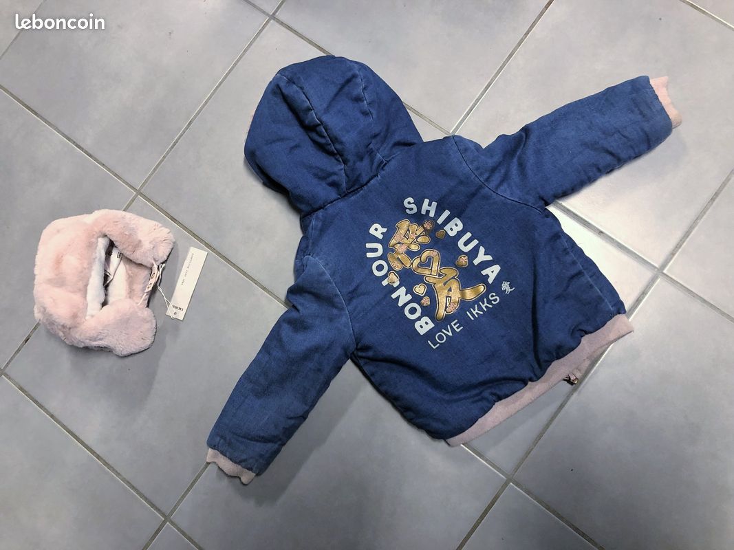 Blouson fille réversible IKKS 18/24 (image 2)
