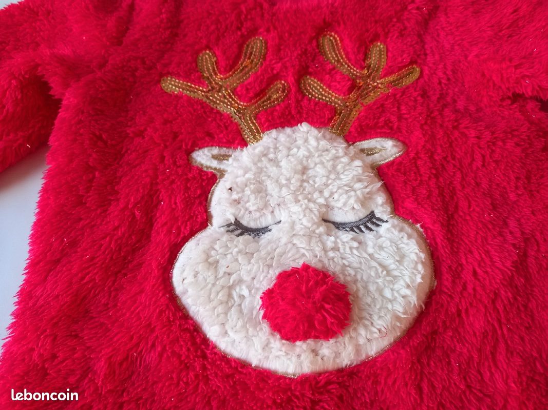 Pull renne de Noël nez en ans Kids by Gémo Vêtements