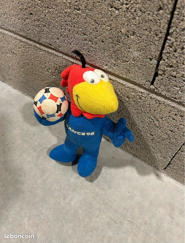 Peluche Footix 1998 – Coupe Du Monde France – 23 Cm – État Correct