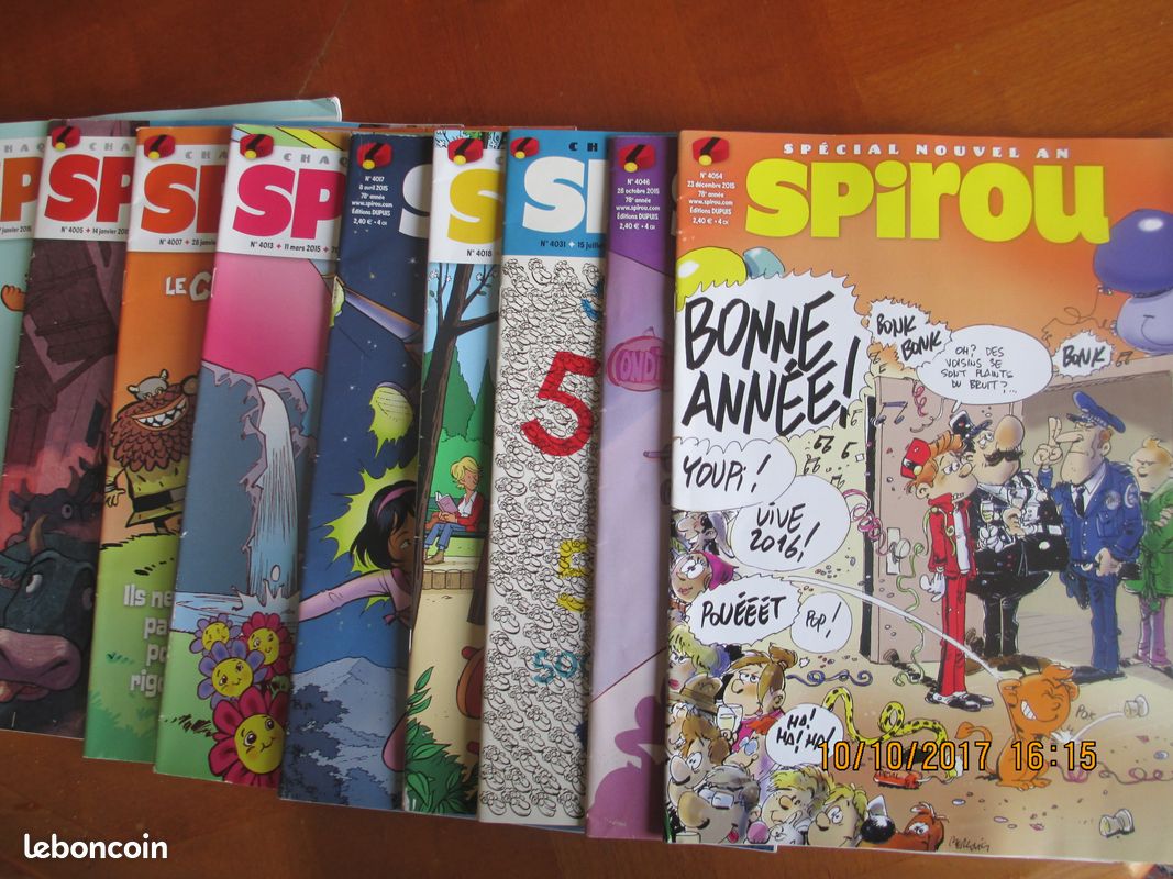 Magazine "spirou" recents, 2014 6 - 15 - 16 - T (image 3)