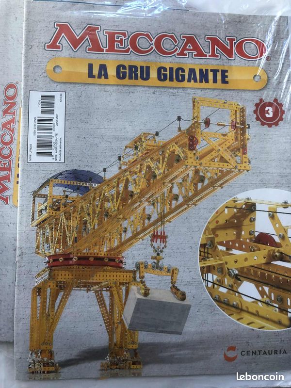 MECCAKIT MECCANO GRUE 400 JAMAIS MONTE COUVERCLE EMBOUTS OUVERTS MECCAKIT MECCANO GRUE 400 JAMAIS MONTE COUVERCLE EMBOUTS OUVERTS