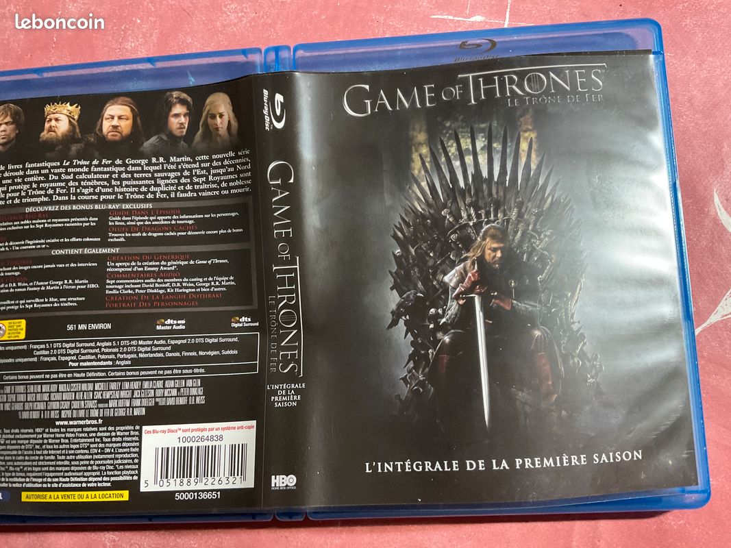 149 /Game OF ThronesCoffret 5 BLU ray DVD Films