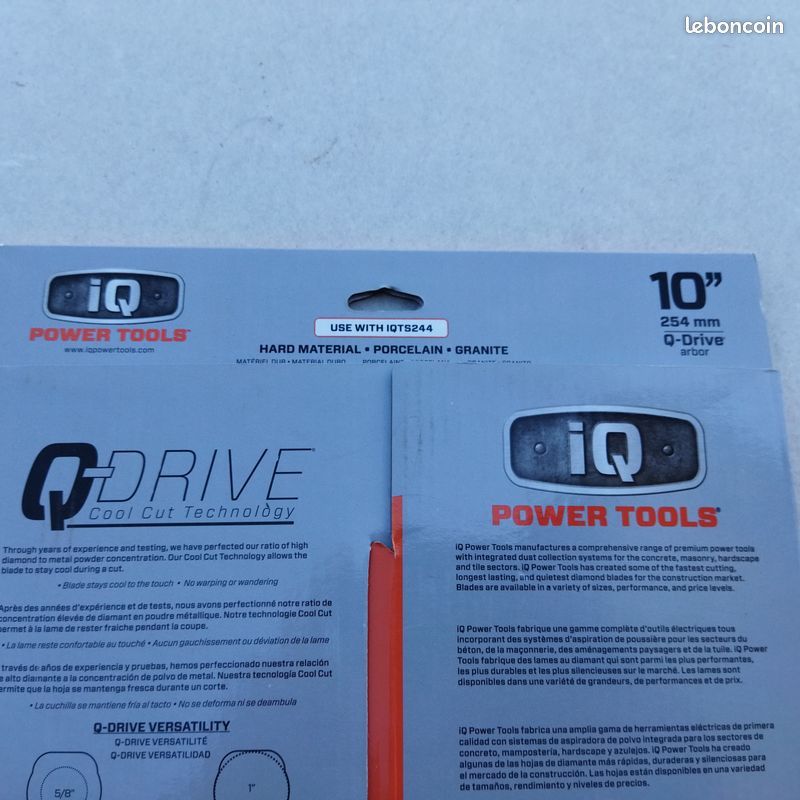 Disque diamanté IQ drive 254 mm pour matériaux durs (image 4)