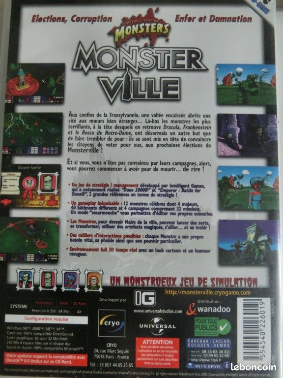 Jeu PC Monster Ville (image 2)