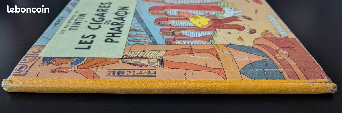Tintin Les Cigares du pharaon B14 (EO couleurs française 1955) cotée 400 euros (image 7)