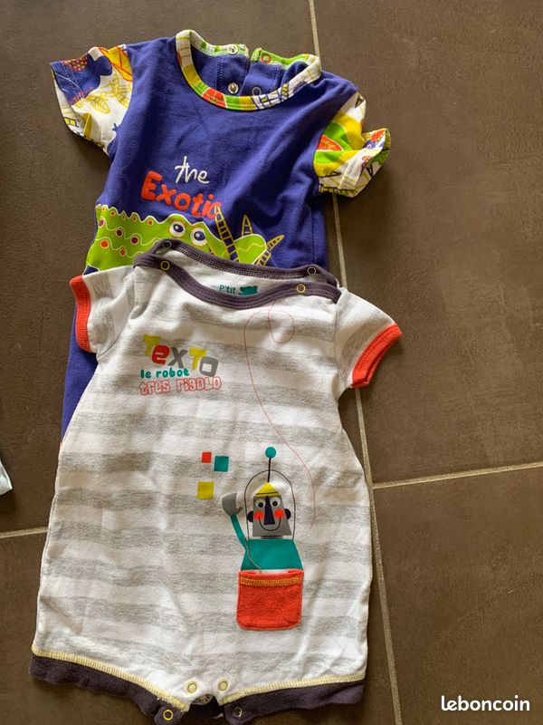 👶 Lot vêtements bébé garçon – Taille mois – Très bon état