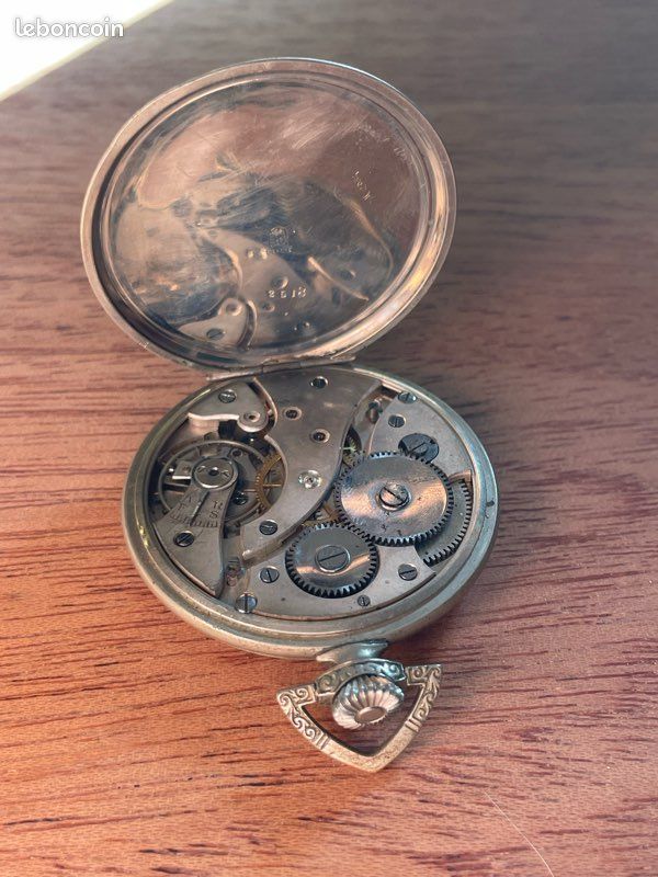 Montre Gousset Ancienne En Métal - À Réviser Ou Pour Pièces, Occasion (adultes Unisexe)