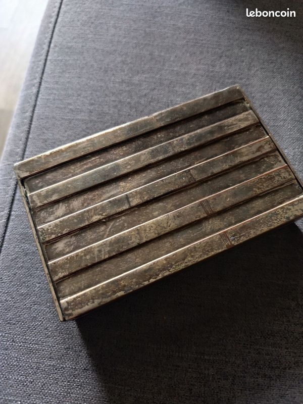 Boîte à Tabac à Cigares Italienne Art Déco 1930 Avec Incrustations De Bois De Sorrento Fins