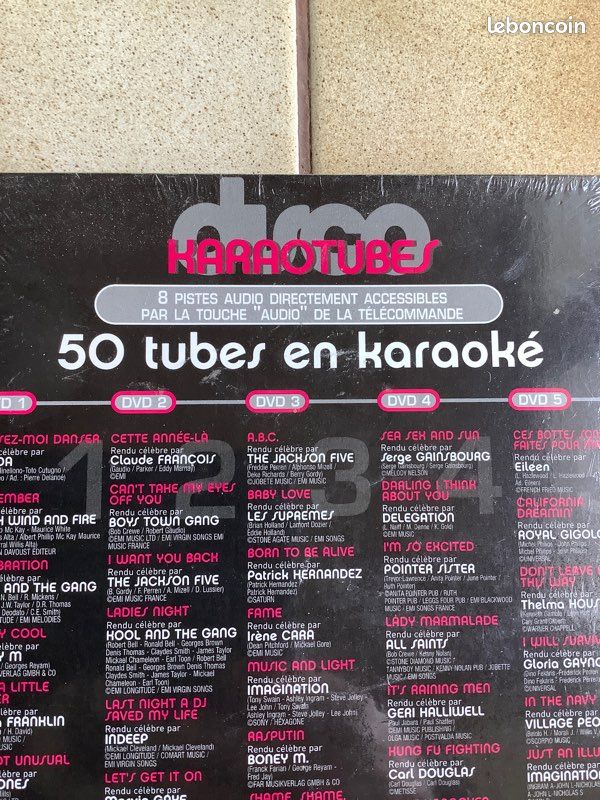 5 DVD disco Karaoké Neuf sous blister (image 5)