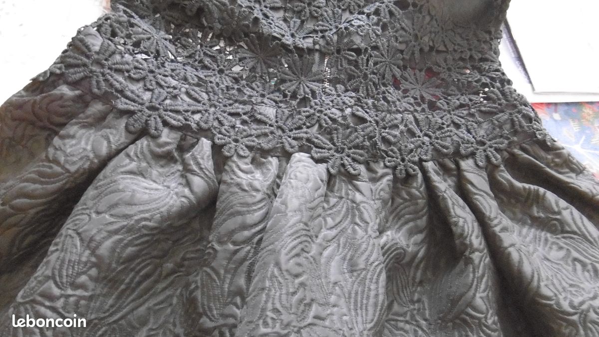 Robe Molly Bracken Grise Unique En Soie - Taille Unique - Style Marin - Occasion Très Bon état