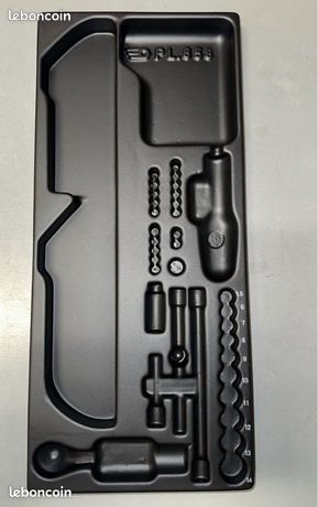 M65 Plateau thermoformé souple avec clés en T à trois