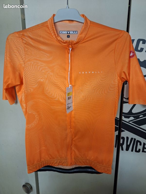 MAILLOT CYCLISTE CASTELLI Vintage 80'S Velo fabriqué en Italie Jersey - 6 / XXL EUR 19,90 - FR