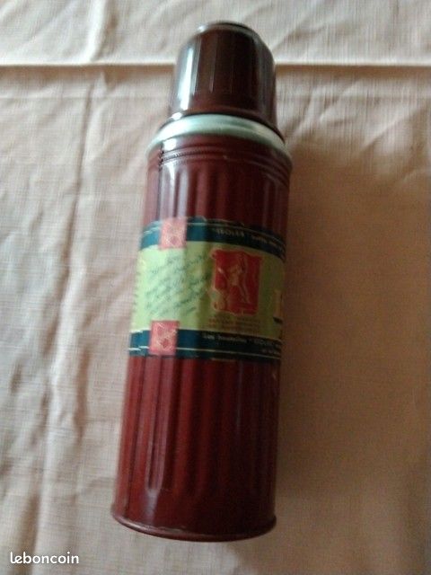 Bouteille Thermos bakélite et métal  Isolex - Arts de la table