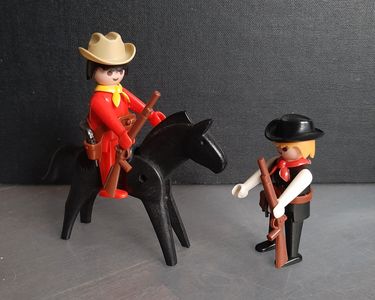 Playmobil 3381 V1 Shérif Cow-boy Western 1986-1988 - Boîte NEUVE Vintage