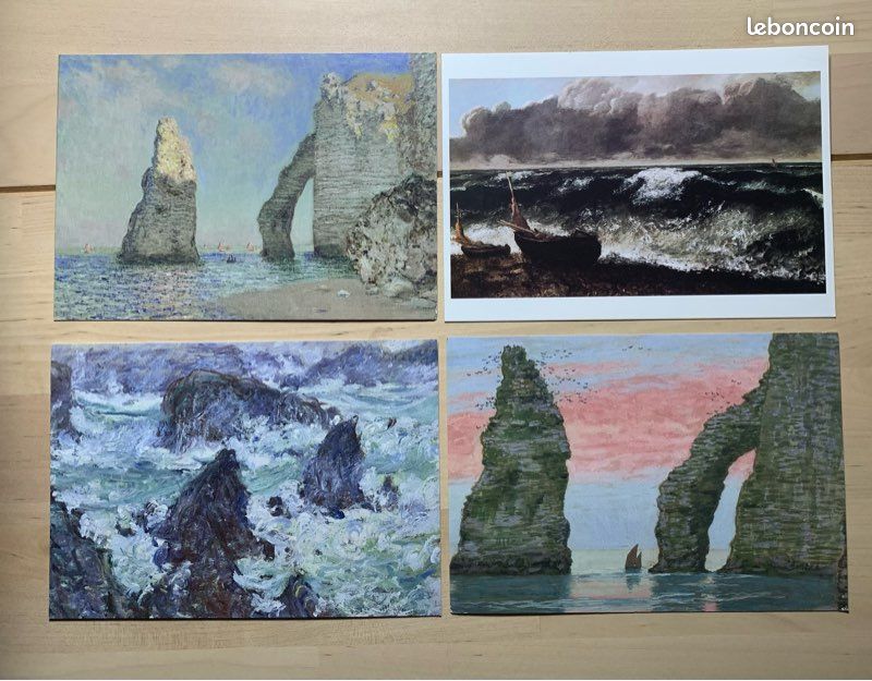 4 cartes postales thème Mer (image 1)