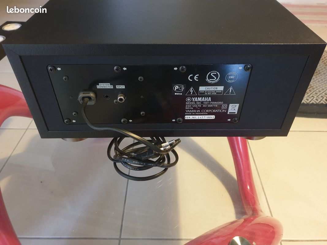 Caisson De Basses Yamaha NS-SW050 Avec Enceintes - Occasion, Fonctionnel, Connectivité Bluetooth