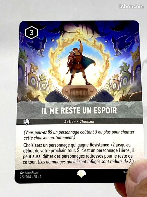 Carte Ce rêve bleu Super Rare Lorcana JA1 195/204 - Meccha Japan