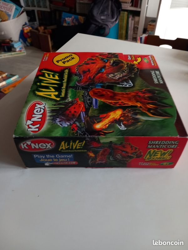 Jeu de construction rétro K'NEX Alive - Shredding Manticore (Réf 11039) - 100% Complet avec Boîte et Notice Tbe (image 4)