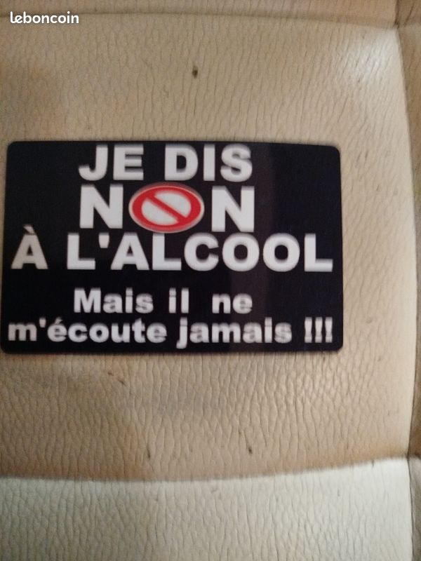 Plaque Décorative Murale L'alcool N'est Jamais... 20 Cm - STC - Humour