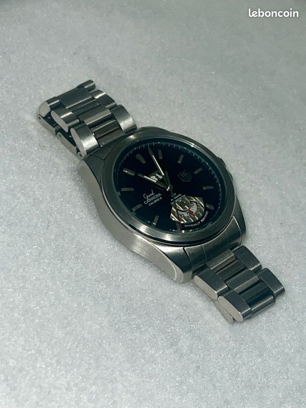 1500 prix finale urgent vente Montre TAG Heuer Grand Carrera WAV5111.BA0901 automatique acier (image 1)