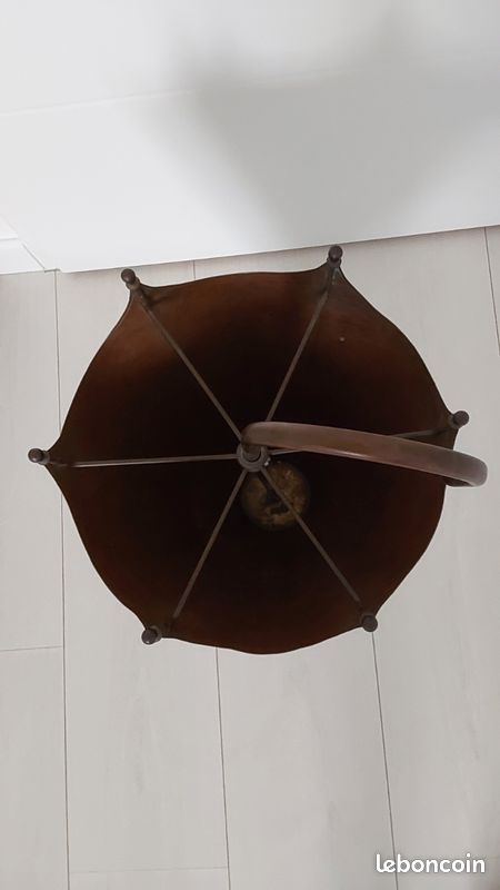 Support pour parapluie ou canne en laiton vintage
