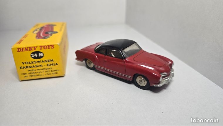 DINKY TOYS MECCANO France voiture VW KARMANN GHIA COUPE - Collection