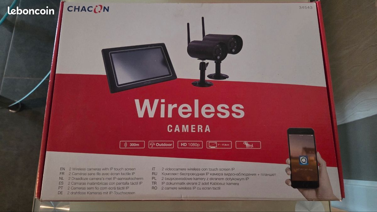 Kit caméras video surveillance Chacon 1080p (image 1)