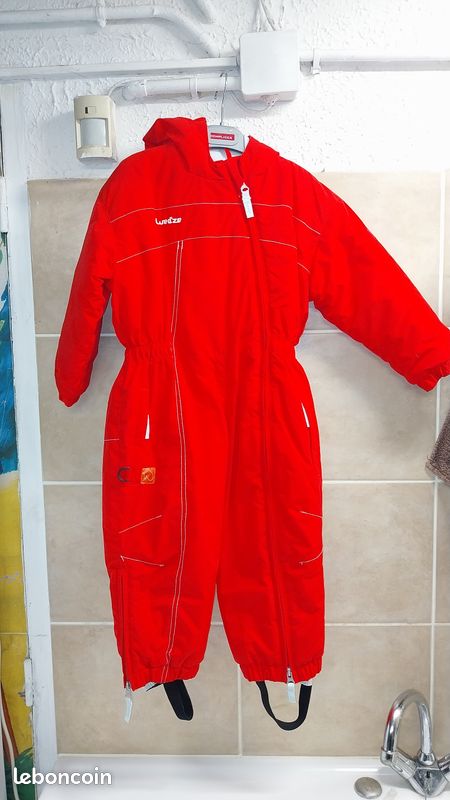 Combinaison de ski enfant rouge ans décathlon Wed'ze Sport