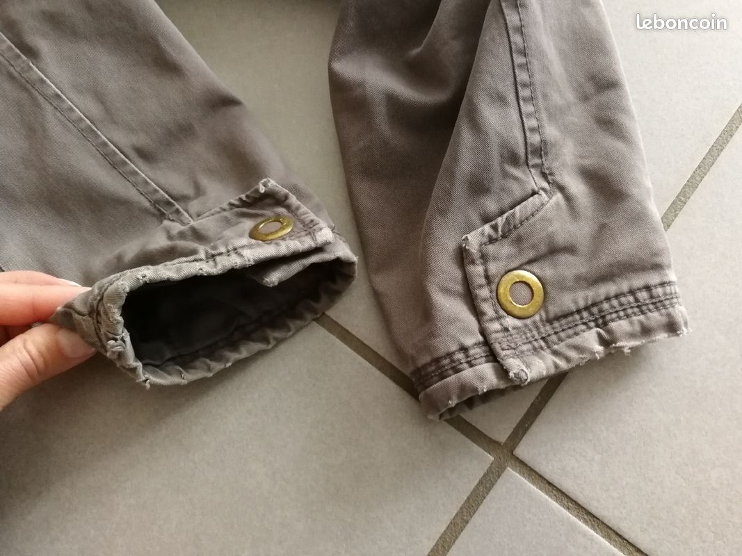 Manteau chaud toile ado (image 3)