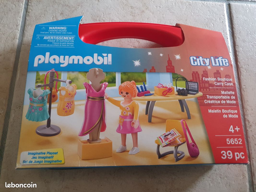 Malette transportable de créatrice de mode Playmobil 5652 Jeux
