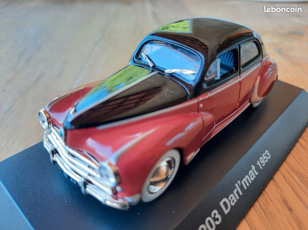 Miniature Minialuxe Peugeot 203 - Échelle 1/43 - Métal - Neuf