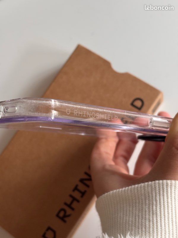 Coque rinoshield MagSafe clear iPhone 15 (image 6)