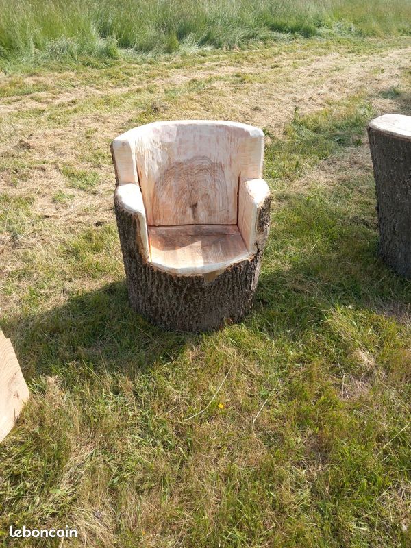 Fauteuil bous massif (image 3)