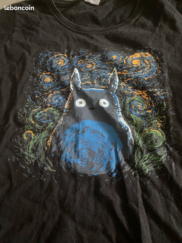 T-shirt noir Fruit of The Loom (image 2)