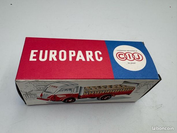 Camion Limonadier Renault 2,5T - Édition CIJ Norev Europac, Evian, Neuf Sous Blister