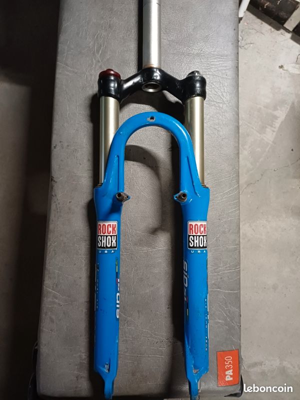 Autocollants De Fourche Rock Shox Sid SL 2002 – Bleu Brillant, Neufs